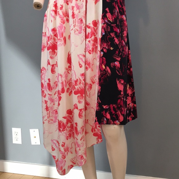 NWT Lewitt Asymmetrical Print Dress Sz 6 - Picture 4 of 8